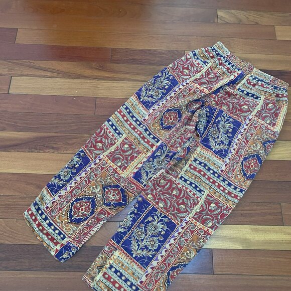 Boho Hippie Patchwork Pants Size Medium - Picture 4 of 8
